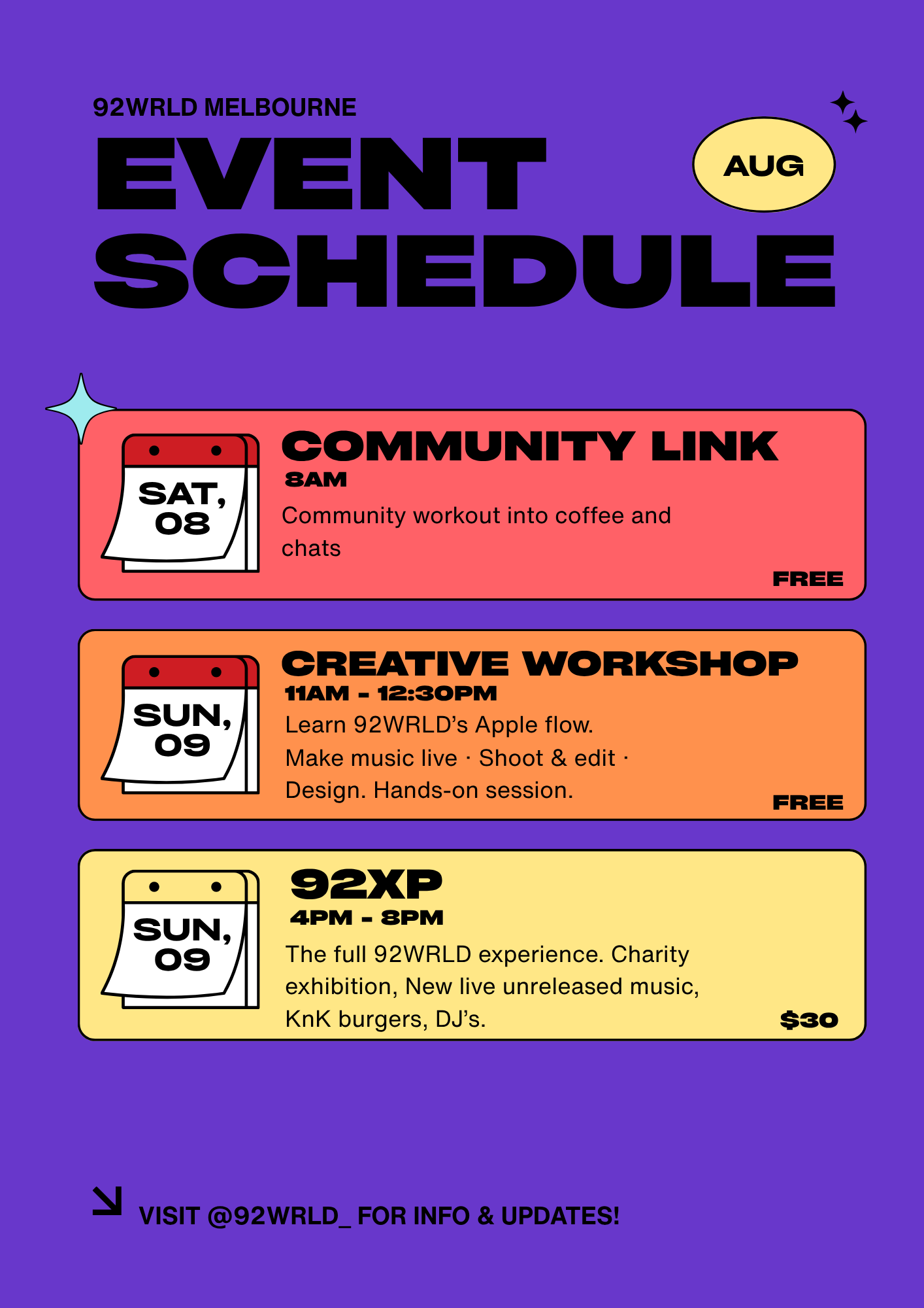 Event Schedule